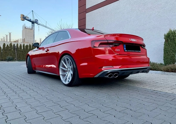Audi S5 cena 179000 przebieg: 50000, rok produkcji 2017 z Kraków małe 232